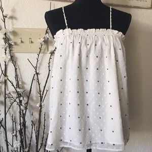 Cute Loft Top With Spaghetti Straps